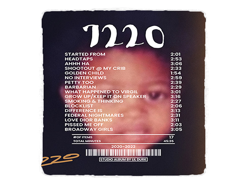 7220 (by Lil Durk) [Canvas]