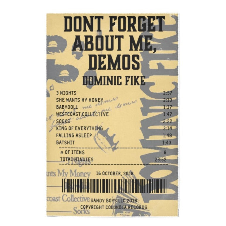 Dont Forget About Me, Demos - Dominick Fike [Rug]