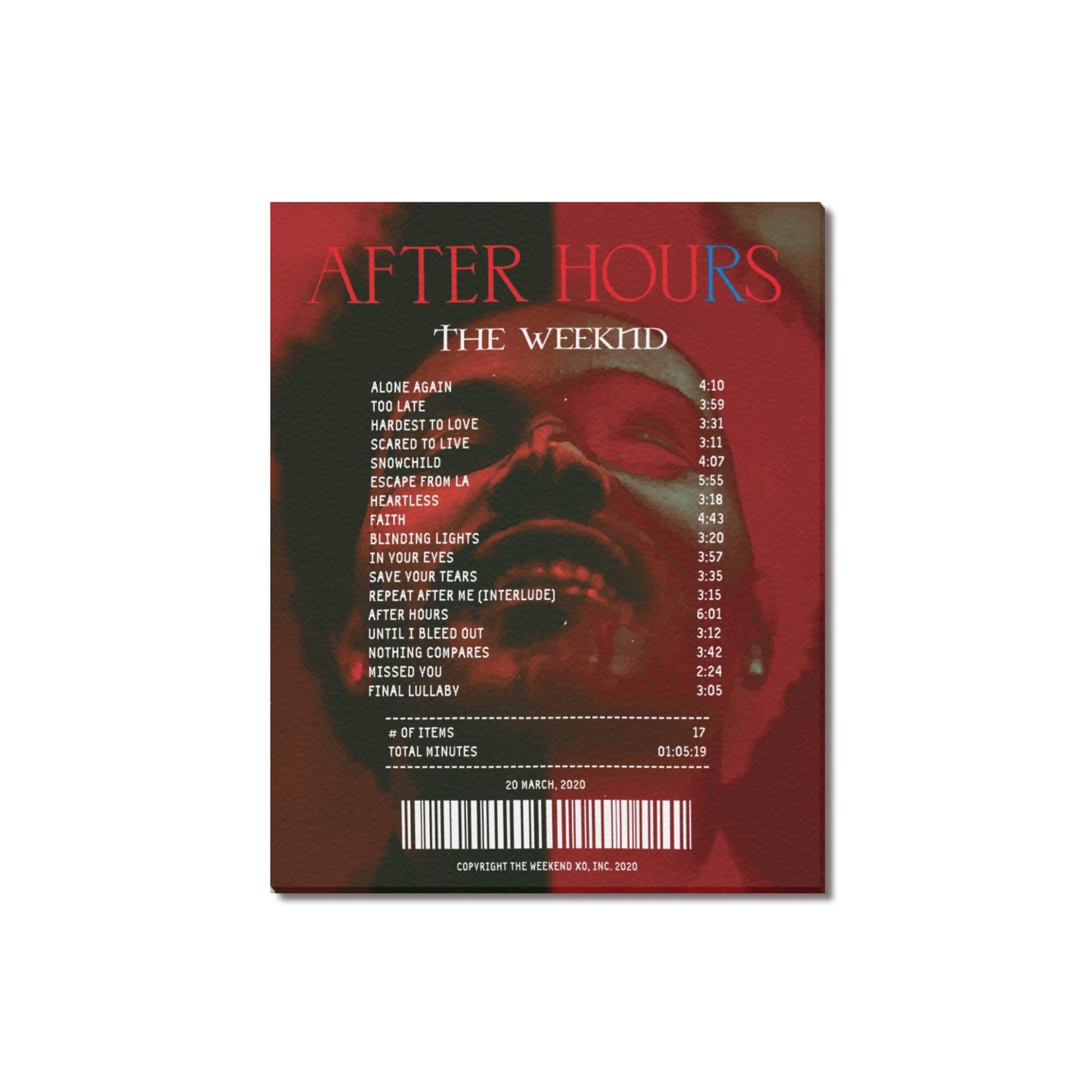 After Hours - The Weeknd [Canvas]