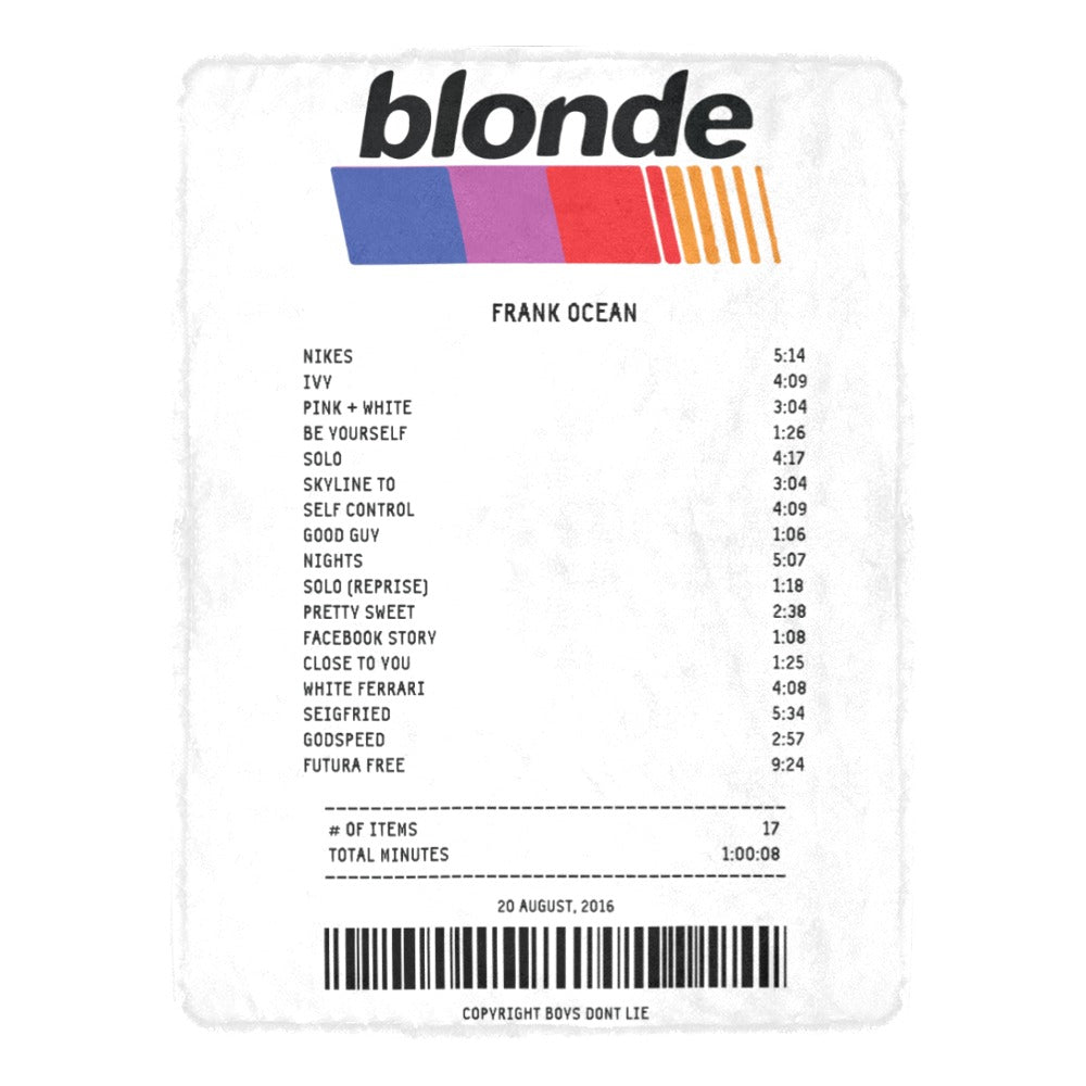 Blonde - Frank Ocean [Blanket]