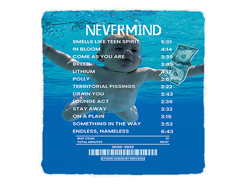 Nevermind (by Nirvana) [Canvas]